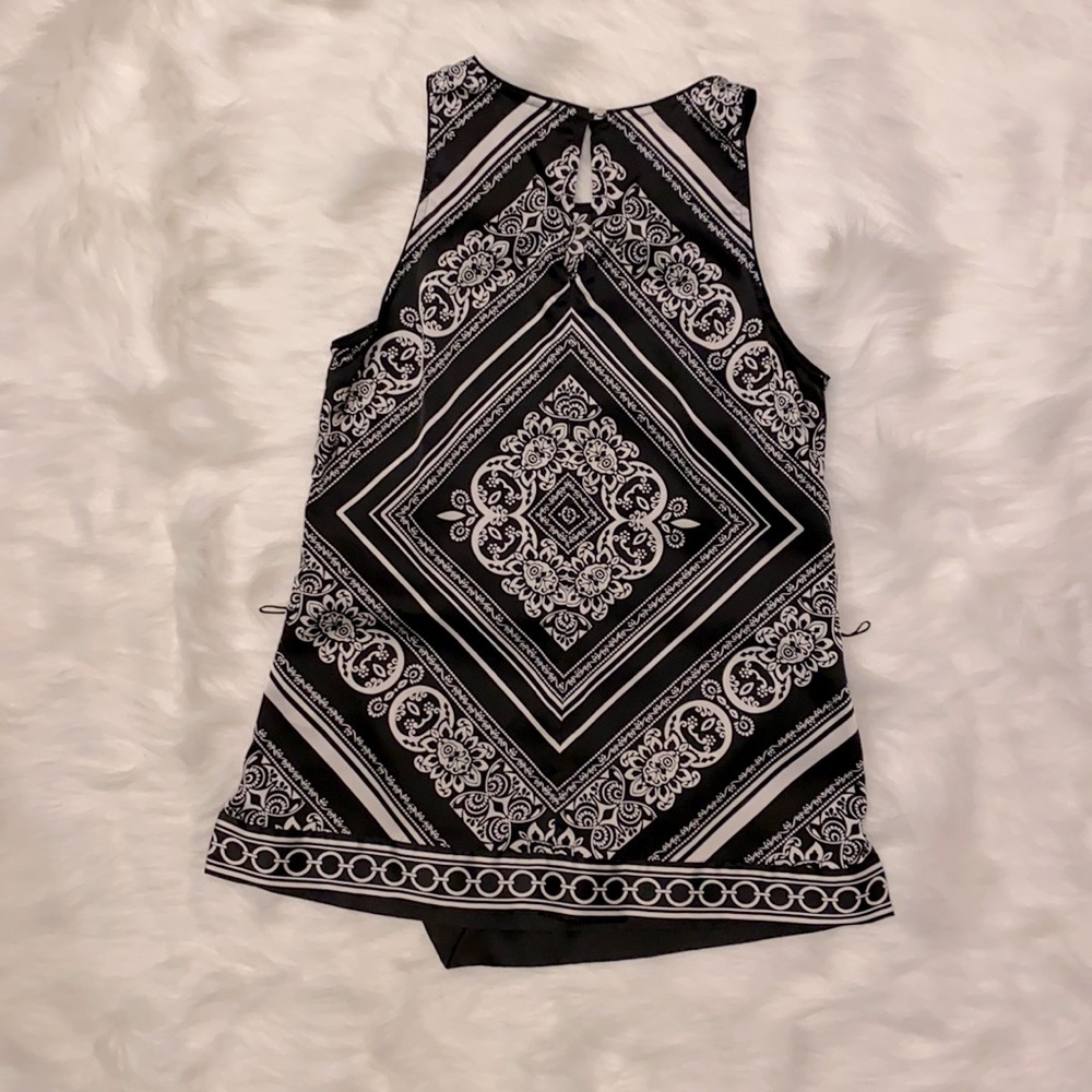 WHBM scarf-pattern blouse - Picture 6 of 8